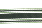 Preview: Gurtband Streifen olive/weiß 30 mm (1 m)